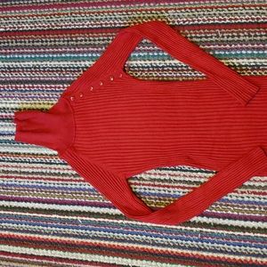 Red Turtleneck